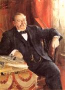 Anders Zorn President Grover Cleveland oil painting artist